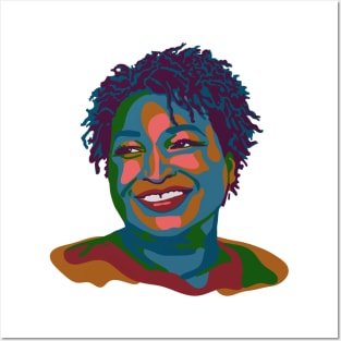 Voting Rights Hero - Stacey Abrams Posters and Art